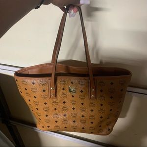 Cognac Brown MCM Tote 👜